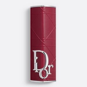 Dior Addict Lipstick Case in Brick Cannage with Silver Detailing NWT